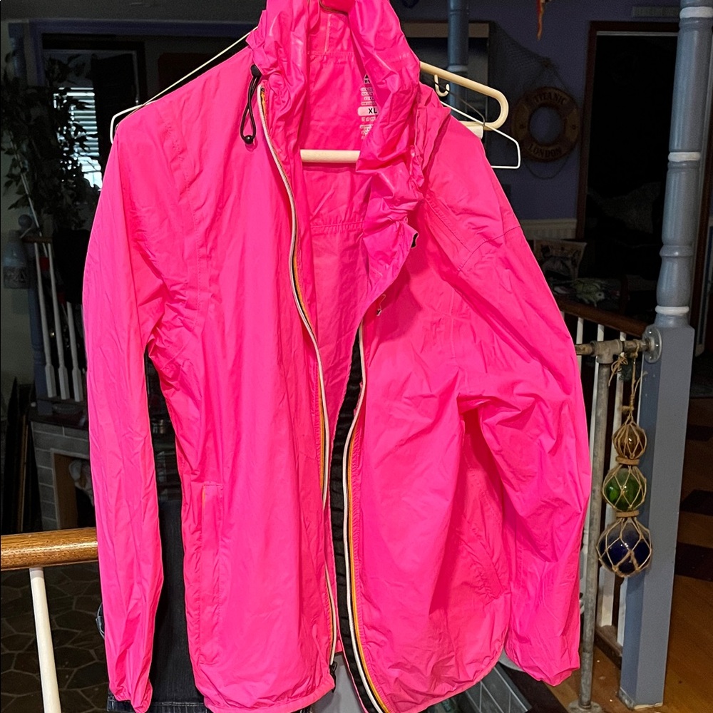 K-Way Women's Vibrant Pink Ski Jacket mc